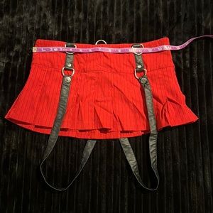 Vintage lip service micro skirt